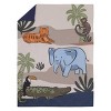 Carter's Jungle Navy, Tan, Blue, and Orange Oh Snap! It's Bedtime 4 Piece Toddler Bed Set - 2 of 4