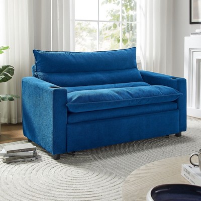 NicBex Convertible Sofa Bed Sleeper Chair with 3-Position Adjustable Backrest,Upholstered Small Couch for Living Room,Bedroom