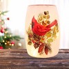 Stony Creek 5.75 In Pine Bough & Birds Pre-Lit Vase Electric Lighted Vase Novelty Sculpture Lights - 2 of 4