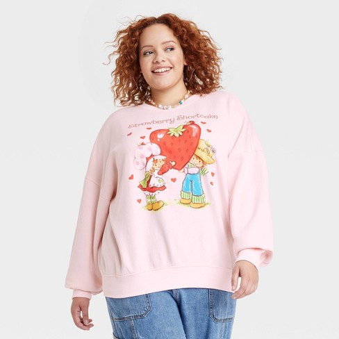 Women's Strawberry Shortcake Graphic Sweatshirt - Pink 3x : Target