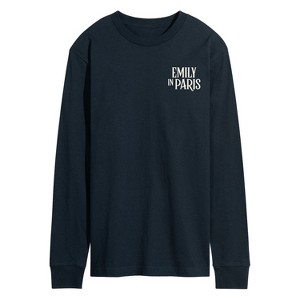 Men's - Emily in Paris - A Little Bonjour Long Sleeve Graphic T-Shirt - 1 of 3