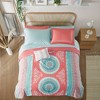 Sapphtopaz Boho Medallion Print Comforter Set, 4 Piece Twin Sheet Set, Quilts Twin Size with Comfy Breathable Bed Sheets for Women, Men, Kids & Teens - 3 of 4