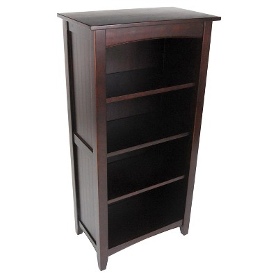 target bookcases espresso