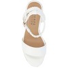 Journee Collection Womens Andiah Buckle Espadrille Wedge Sandals - 4 of 4