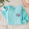 Simply Sage Market Embroidered Fall Babe Stars Lightweight Garment Dyed Sweatshirt - 3 of 4