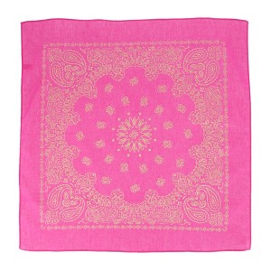 CTM Metallic Gold Paisley Print Bandana - 1 of 4