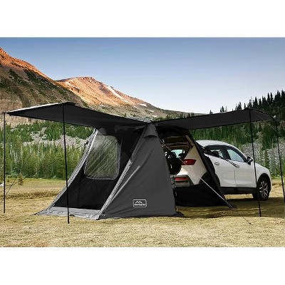 Anybear SUV Car Tent Tailgate Shade Awning Black