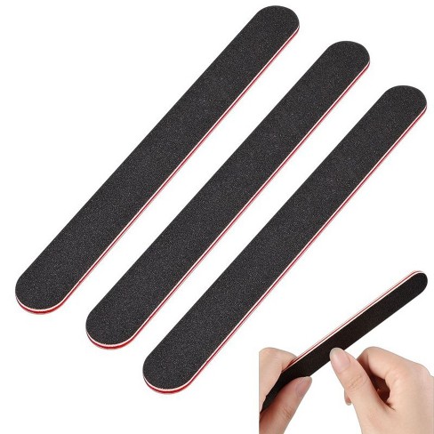 Zodaca 3 Pack Sponge Nail Files And Buffer, 100/180 Grit For Professional  Buffing Natural & Acrylic Nails Manicure, Black : Target