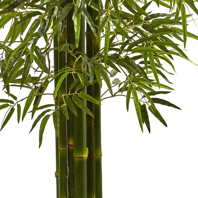 7'H Bamboo Artificial Tree UV Resistant (Indoor/Outdoor) - Nearly Natural, 4 of 6
