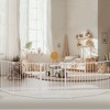 GOTGELIF Baby Safety Gate 127.8" Extra Wide Playard 5 Panels Hardware Mount Auto Close - 2 of 4