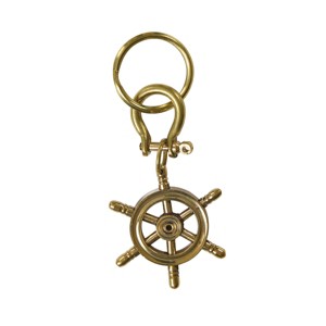 Split P Ship's Wheel Key Fob Set of 2 - 1 of 4