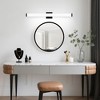 DAKAFUL Dimmable LED Bath Bar, Bathroom Vanity Light with Acrylic Shades,FlexMount Wall Sconce Over Mirror,for Bedroom/Living Room - 3 of 4