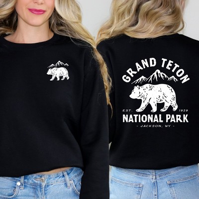 Simply Sage Market Women's Graphic Sweatshirt Vintage Grand Teton National Park
