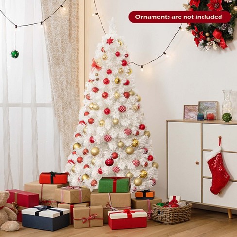 Fiber optic deals white christmas tree