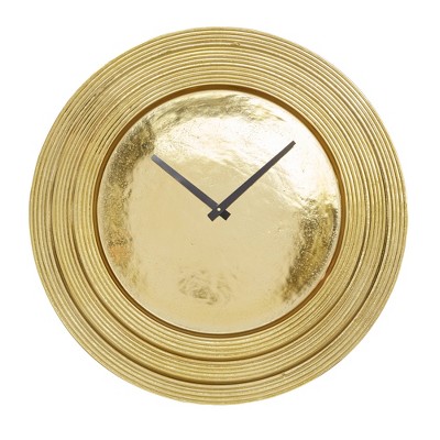 Wall Clock - Large - Gold