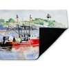 Stupell Industries Tranquil Drifting Boat Printed Outdoor Door Mat, design by Greg Gorham, 18"x30" - 2 of 4