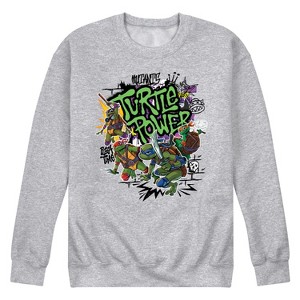 Men's - Teenage Mutant Ninja Turtles - Turtle Power Graphic Fleece Sweatshirt - 1 of 4