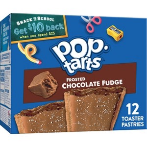Pop-Tarts Frosted Chocolate Fudge Pastries - 12ct/20.31oz - 1 of 4