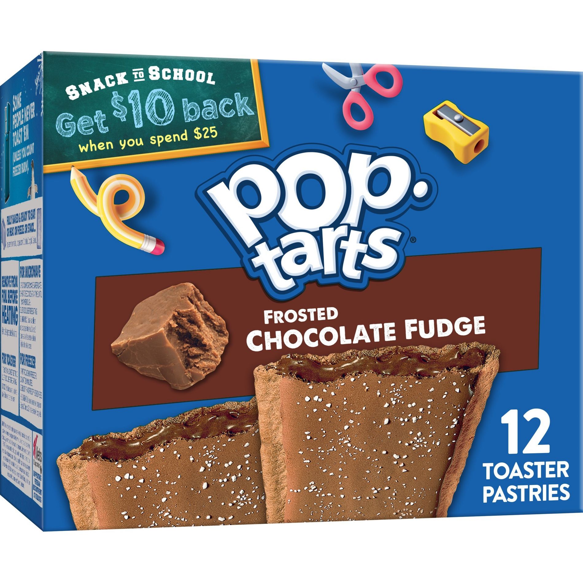 Pop-Tarts Frosted Chocolate Fudge Pastries - 12ct/20.31oz