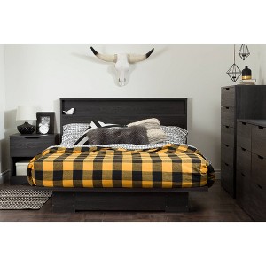 South Shore Holland 5 Drawer Chest Gray Oak: Modern Storage, Laminate Surface, Metal Handles - 1 of 4