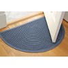 WaterHog 2'x3'3" Squares Indoor/Outdoor Half Round Door Mat - 2 of 4