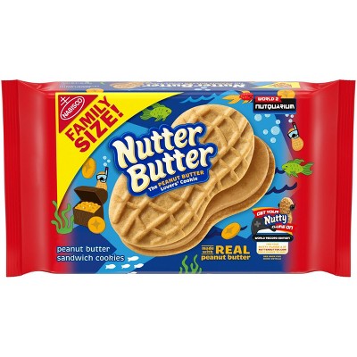 Nutter Butter Peanut Butter Sandwich Cookies - Family Size - 16oz