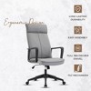 LeisureMod Ergonomic Office Chair High-Back Adjustable Height Swivel and Tilt with Double Wheel Casters Aiaria Collection - 4 of 4