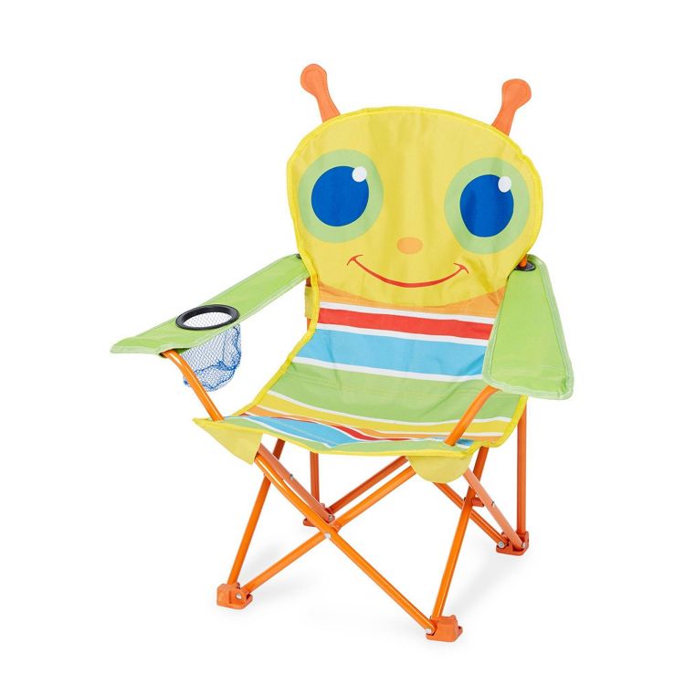 Melissa & Doug Sunny Patch Giddy Buggy Folding Lawn and Camping Chair: For Kids, Maximum Capacity 120 lbs, 1 of 9