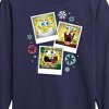 Boys' - SpongeBob SquarePants - Christmas Photo Collage Long Sleeve Graphic T-Shirt - 2 of 4