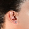 Pompeii3 1 CT. T.W. Genuine White Diamond Studs 14K White or Yellow Gold (I-J/I2-3) - 3 of 4