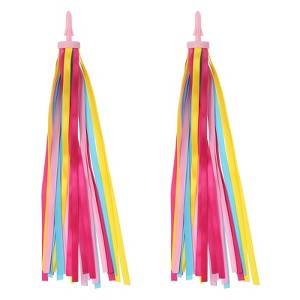 Unique Bargains Colorful Decoration Bike Accessories Handlebar Streamers 2 Pcs - 1 of 4