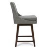 Spruce&Spring Swivel Counter Height Barstool with Double-layed Seat - 3 of 4