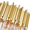 CWI Lighting,Deco 4 Light Down Chandelier With Medallion Gold Finish - 4 of 4