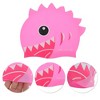 Unique Bargains Kid's Silicone Cartoon Shark Tooth Swim Cap 1 Pc - 3 of 4