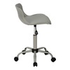 Lyngins Modern Small Upholstered Home Office Desk Chair,Adjustable Swivel Task Chair for Office,Study,Vanity Room - 4 of 4