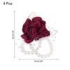 Unique Bargains Decorative Wedding Prom Party Artificial Rose Wrist Corsages 3.54" x 2.76" - 2 of 3