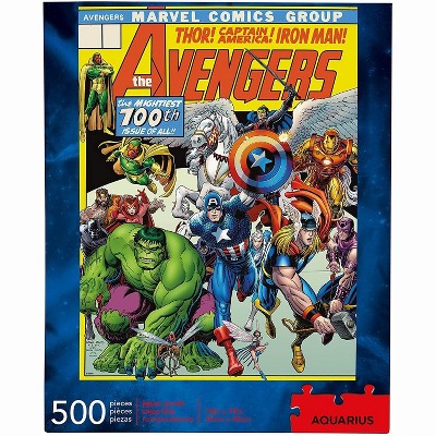 NMR Distribution Marvel Avengers Comic Cover 500 Piece Jigsaw Puzzle