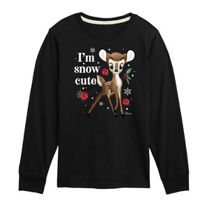 Boys' - Disney - Christmas - I'm Snow Cute Roses Long Sleeve Graphic T-Shirt - 1 of 4
