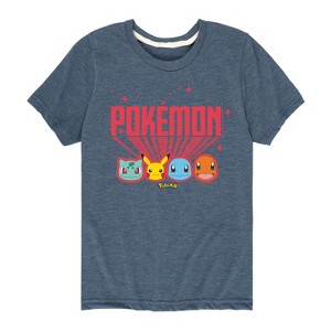 Boys' - Pokémon - Retro Pokémon Short Sleeve Graphic T-Shirt - 1 of 4