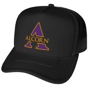 Official AS University Primary Logo Foam Snapback Trucker Hat for Men and Women Black One Size - 1 of 4