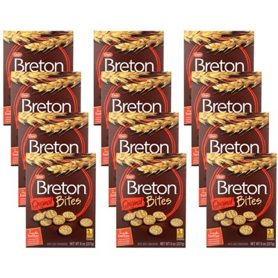 Dare Breton Original Bite-Size Crackers - 12 pack, 8 oz