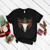 Simply Sage Market Women's Christmas Bull Short Sleeve Graphic Tee - 2 of 4