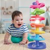 Quercetti Spiral Tower Brightball 10pc Swirling Ball Run Toy, Stacking Play - 4 of 4