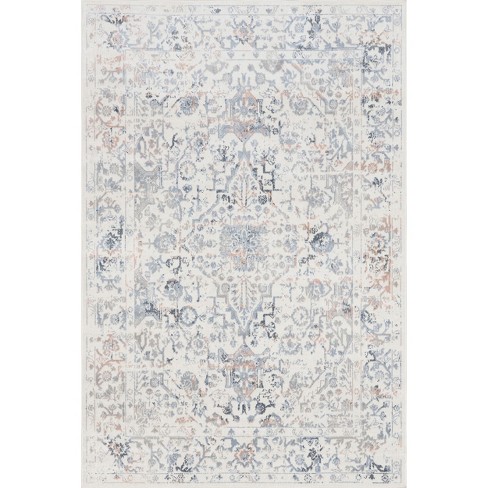 Nuloom Everlee Faded Persian Machine Washable Area Rug, Runner 2' X 8 ...