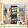 Besiost 8FT Closet Organizer with Wood Drawers and Cubbies, Adjustable Closet System with 5 Hanging Rods - 3 of 4