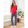 INSPIRE CHIC Men's Sleepwear Long Sleeve Tops and Pants Plaid Family Pajamas Set - 2 of 4