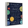 Stupell Industries My Son Love You Forever Phrase Outer Space Framed Giclee Art - 2 of 4