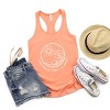 Simply Sage Market Happiness Comes In Waves Circle Racerback Tank - 2 of 3