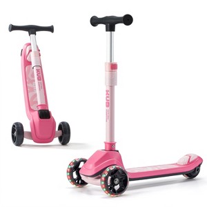 KUB Kids Kick Scooter, 3 Wheel Kick Scooter with Light-Up Wheels, Lean to Steer Toy Scooter for Kids Ages 2+ - 1 of 4