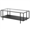 Black Bronze Coffee Table with Metal Shelf - Henn&Hart - 4 of 4